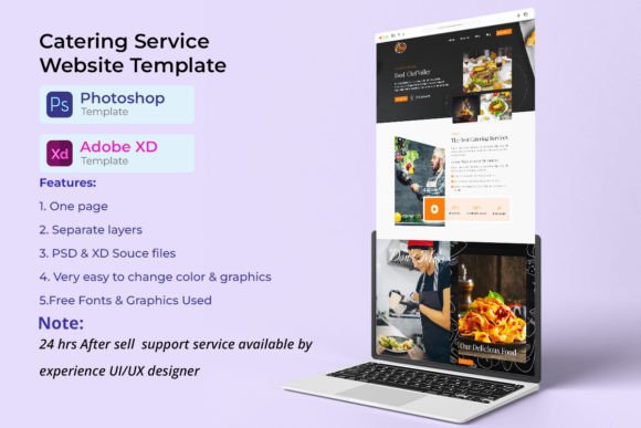Catering Service Web Template Guide