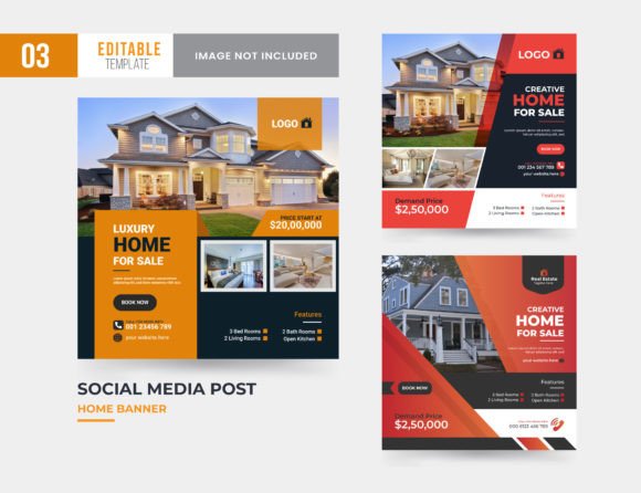 Elevating Property Marketing with a Professional Real Estate Home Sale Web Banner Post