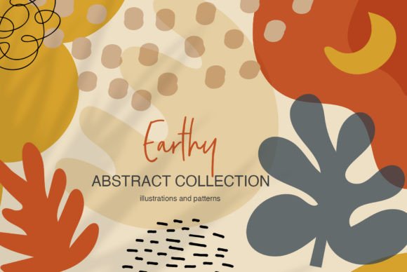 Elevating Visual Identity with Earthy Abstract Patterns Elements