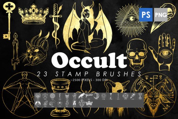 Occult Photoshop Stamp Brushes Guide