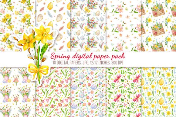 Strategic Visual Assets: Leveraging Digital Scrapbook Spring Paper for Brand and Creative Growth