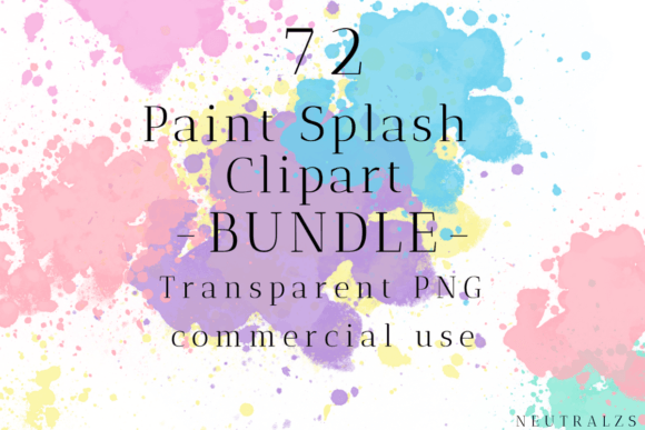 Strategic Visual Assets: Leveraging the Watercolor Paint Splash PNG Bundle for Brand Differentiation