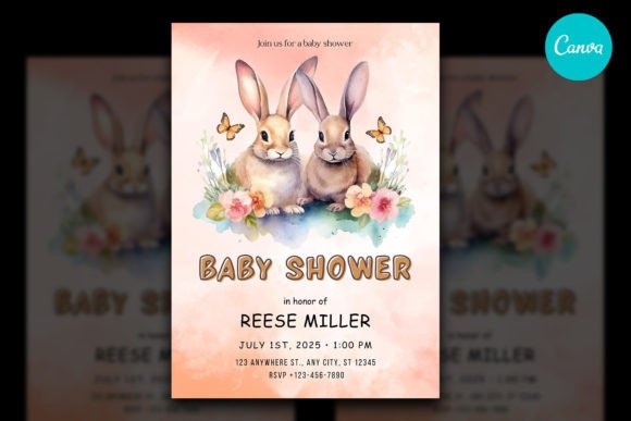 Streamlining Celebration Planning: The Strategic Value of the Editable Bunny Baby Shower Invitation