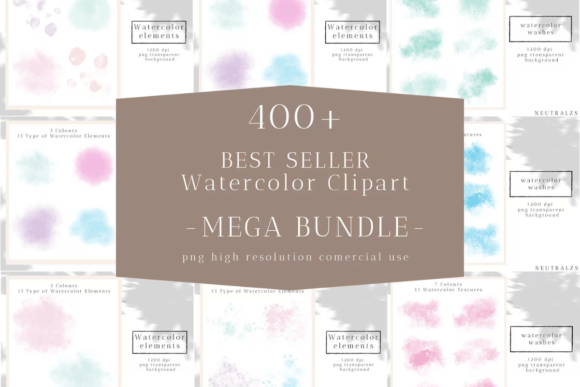 Unlocking Creative Potential with the WaterColor Splash PNG MEGA BUNDLE