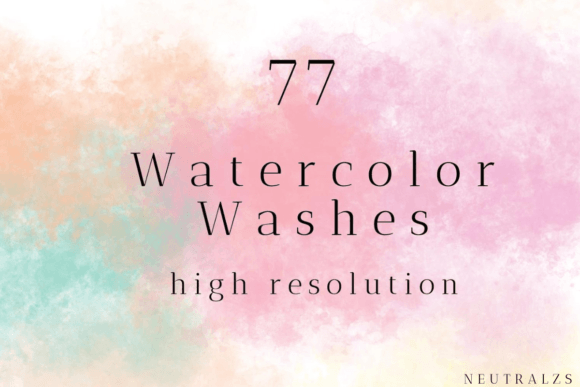 Unlocking Creative Potential with the Watercolor Washes PNG MEGA BUNDLE